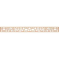 Ekena Millwork 46 3/8"W x 4"H x 1/4"T Rochester Fretwork Moulding, Alder