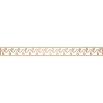 Ekena Millwork 46 3/8"W x 4"H x 1/4"T Tilden Fretwork Moulding, Alder