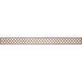 thumbnail image 1 of Ekena Millwork 46 3/8"W x 4"H x 3/8"T Manchester Fretwork Moulding, Walnut, 1 of 13