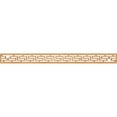 thumbnail image 1 of Ekena Millwork 46 3/8"W x 4"H x 3/8"T Tulum Fretwork Moulding, Maple, 1 of 13