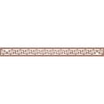 thumbnail image 1 of Ekena Millwork 46 3/8"W x 4"H x 3/8"T Tulum Fretwork Moulding, Walnut, 1 of 13