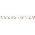 thumbnail image 1 of Ekena Millwork 46 3/8"W x 4"H x 3/8"T Whitechapel Fretwork Moulding, Walnut, 1 of 13