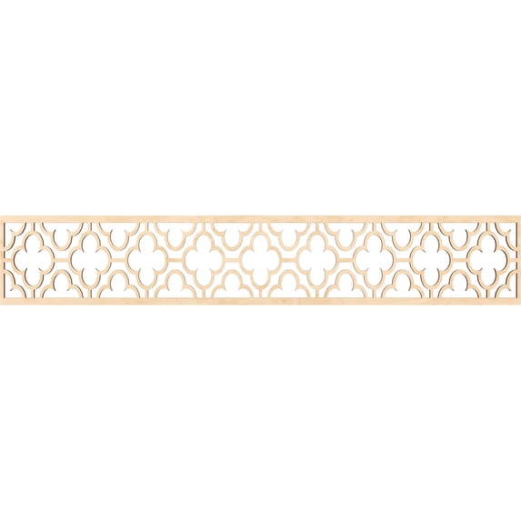 Ekena Millwork 46 5/8"W x 8"H x 1/4"T Chicago Fretwork Moulding, Birch