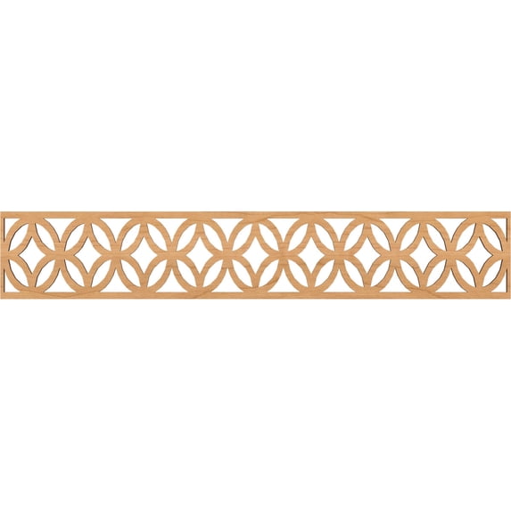 Ekena Millwork 46 5/8"W x 8"H x 1/4"T Crosby Fretwork Moulding, Maple