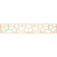 thumbnail image 1 of Ekena Millwork 46 5/8"W x 8"H x 1/4"T Rochester Fretwork Moulding, Birch, 1 of 1
