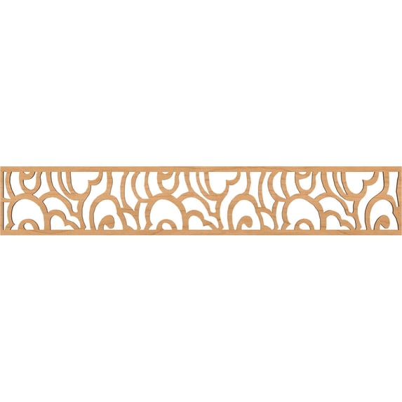 Ekena Millwork 46 5/8"W x 8"H x 1/4"T Springfield Fretwork Moulding, Maple