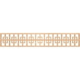 thumbnail image 1 of Ekena Millwork 46 5/8"W x 8"H x 3/8"T Cambridge Fretwork Moulding, Hickory, 1 of 13