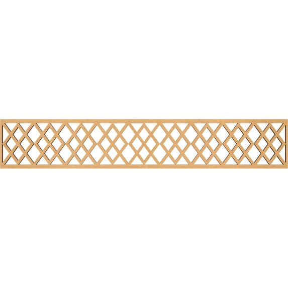 Ekena Millwork 46 5/8"W x 8"H x 3/8"T Hadley Fretwork Moulding, Wood (Paint Grade)
