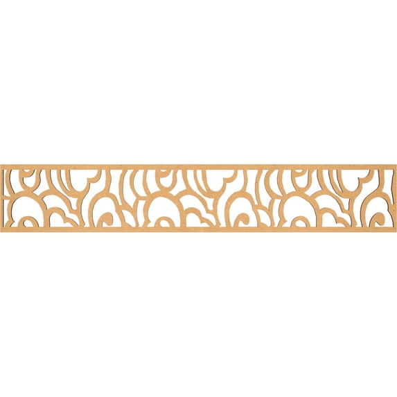 Ekena Millwork 46 5/8"W x 8"H x 3/8"T Springfield Fretwork Moulding, Wood (Paint Grade)