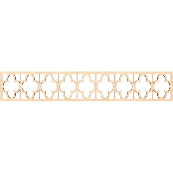 Ekena Millwork 46 5/8"W x 8"H x 3/8"T Woodall Fretwork Moulding, Birch