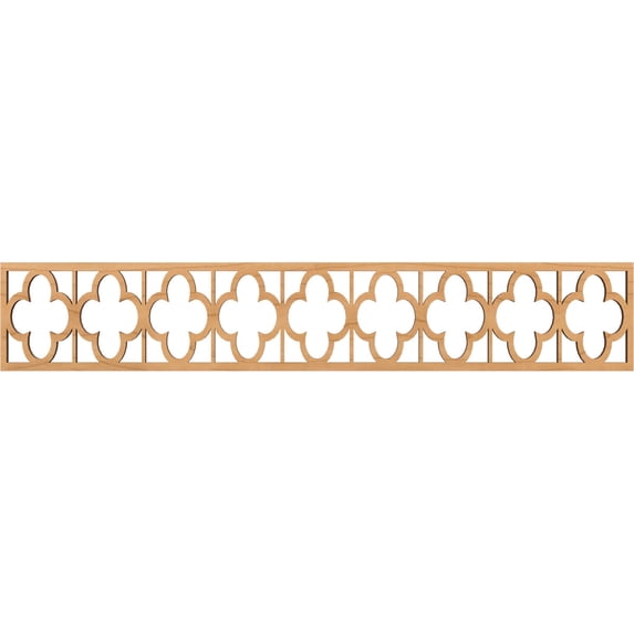 Ekena Millwork 46 5/8"W x 8"H x 3/8"T Woodall Fretwork Moulding, Maple