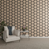 Ekena Millwork 47"H x 1/4"T Marrakesh Adjustable Wood Decorative Slat Wall Panel Kit, Alder (contains 11 Slats   1 Straight Edge Starter Slat)