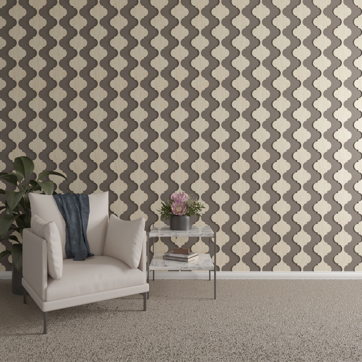Marrakesh Birch Wood Decorative Slat Wall Panel Kit