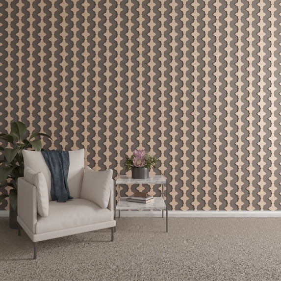 Ekena Millwork 47"H x 1/4"T Pandora Adjustable Wood Decorative Slat Wall Panel Kit, Alder (contains 16 Slats + 1 Straight Edge Starter Slat)