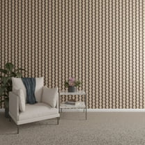 Ekena Millwork 47"H x 1/4"T Sheyenne Adjustable Wood Decorative Slat Wall Panel Kit, Alder (contains 27 Slats   1 Straight Edge Starter Slat)