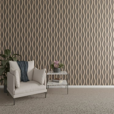 Ekena Millwork 47"H x 1/4"T Yukon Adjustable Wood Decorative Slat Wall Panel Kit, Alder (contains 42 Slats)
