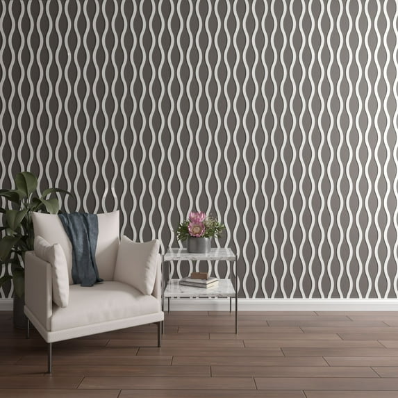 Ekena Millwork 47"H x 1/8"T Yukon Adjustable Acrylic Decorative Slat Wall Panel Kit, White (contains 42 Slats)