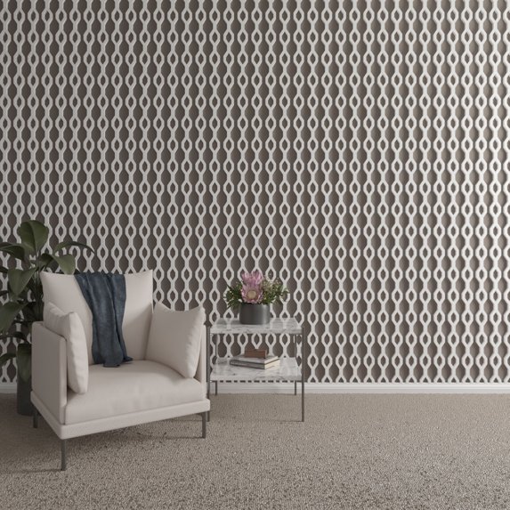 Ekena Millwork 47"H x 3/4"T Wabash PVC Adjustable Decorative Slat Wall Panel Kit, Unfinished (contains 23 Slats + 1 Straight Edge Starter Slat)