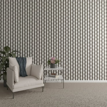 Ekena Millwork 47"H x 3/8"T Midland PVC Adjustable Decorative Slat Wall Panel Kit, Unfinished (contains 29 Slats + 1 Straight Edge Starter Slat)
