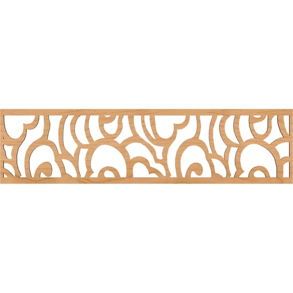 Ekena Millwork 47"W x 12"H x 1/4"T Springfield Fretwork Moulding, Maple