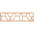 thumbnail image 1 of Ekena Millwork 47"W x 12"H x 1/4"T Whitechapel Fretwork Moulding, Cherry, 1 of 13