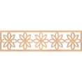 thumbnail image 1 of Ekena Millwork 47"W x 12"H x 3/8"T Daisy Fretwork Moulding, Hickory, 1 of 13