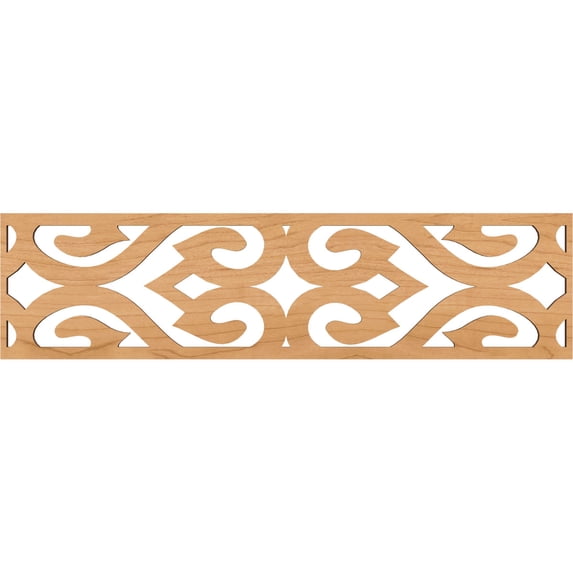 Ekena Millwork 47"W x 12"H x 3/8"T Keene Fretwork Moulding, Maple