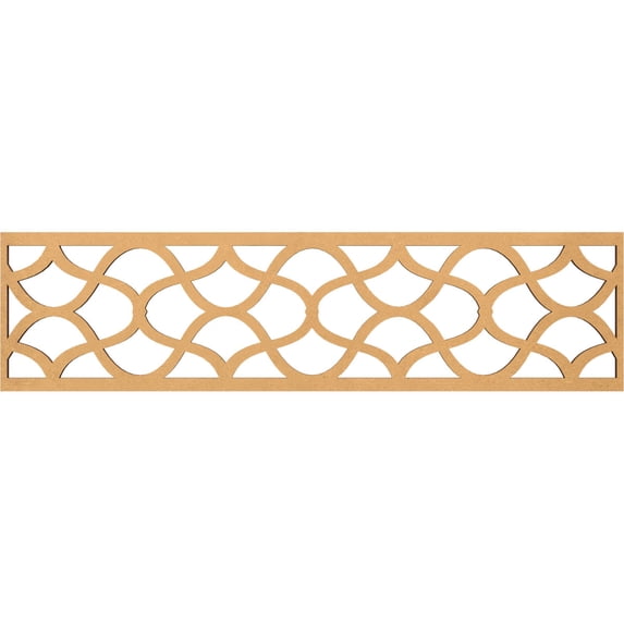 Ekena Millwork 47"W x 12"H x 3/8"T Resort Fretwork Moulding, Wood (Paint Grade)