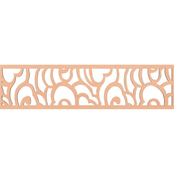 Ekena Millwork 47"W x 12"H x 3/8"T Springfield Fretwork Moulding, Alder