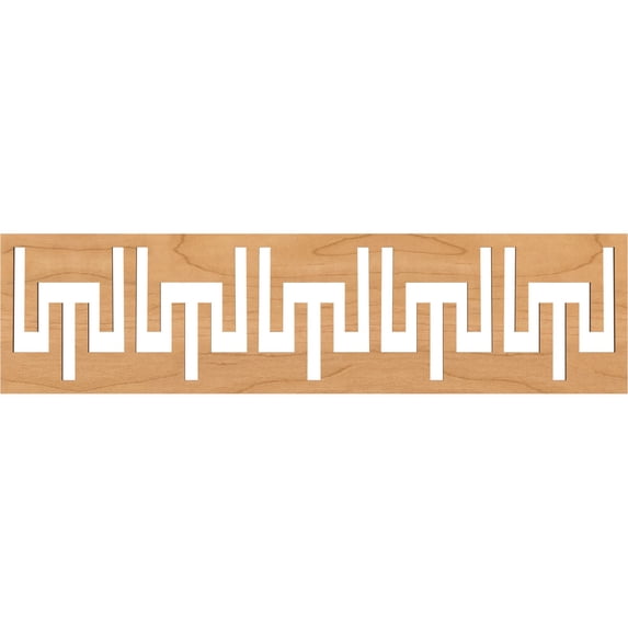 Ekena Millwork 47"W x 12"H x 3/8"T Victory Fretwork Moulding, Maple