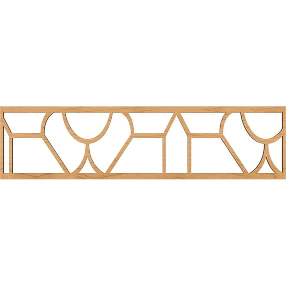 Ekena Millwork 47"W x 12"H x 3/8"T Whitechapel Fretwork Moulding, Maple