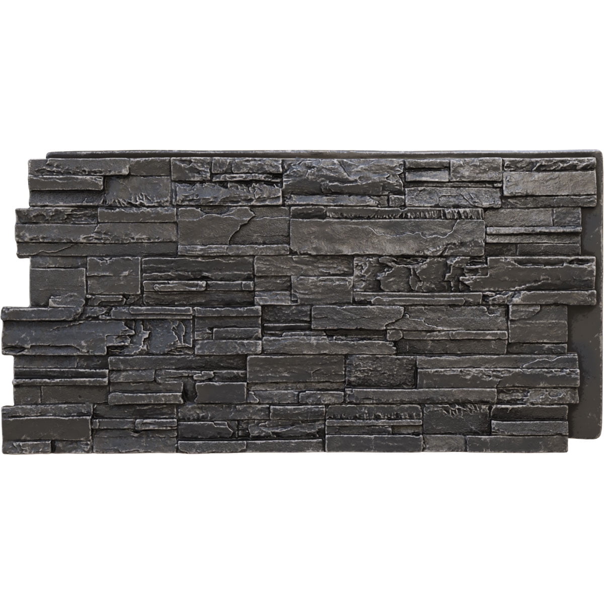 Ekena Millwork EverStone Faux Stone Siding, Dark River, 48"
