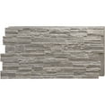 thumbnail image 1 of Ekena Millwork EverStone Faux Stone Siding, Grey, 48", 1 of 11