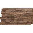 thumbnail image 1 of Ekena Millwork 48.625"W x 24.75"H x 1.25"D Cascade Stacked Stone, StoneWall Faux Stone Siding Panel, Sedona, 1 of 11
