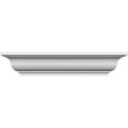 thumbnail image 1 of Ekena Millwork 48" Bottom Width x 56 1/2" Top Width x 5 3/4"H x 1/2"P Stanford Crosshead, 1 of 24