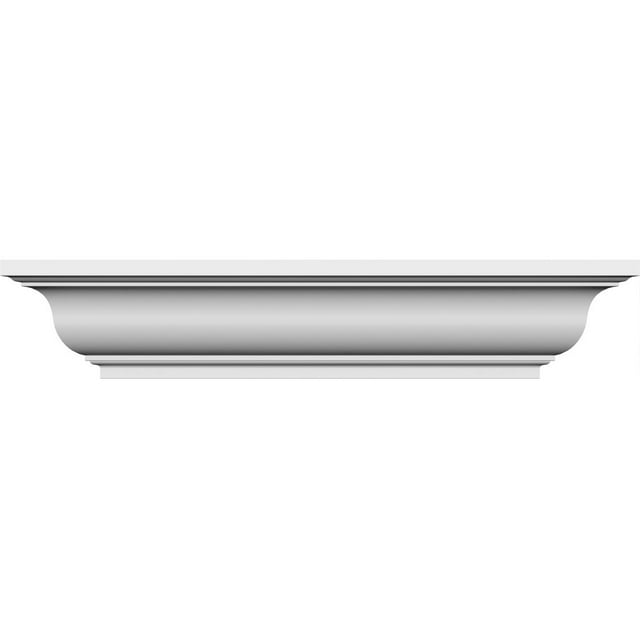 Ekena Millwork 48" Bottom Width x 56 1/2" Top Width x 5 3/4"H x 1/2"P Stanford Crosshead