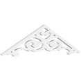 thumbnail image 1 of Ekena Millwork 48"W x 12"H x 1"P (6/12) Pitch Hurley Architectural Grade PVC Gable Pediment, 1 of 5
