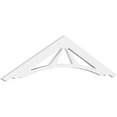 thumbnail image 1 of Ekena Millwork 48"W x 12"H x 1"P (6/12) Pitch Stanford Architectural Grade PVC Gable Pediment, 1 of 5