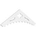 thumbnail image 1 of Ekena Millwork 48"W x 14"H x 1"P (7/12) Pitch Wellington Architectural Grade PVC Gable Pediment, 1 of 5