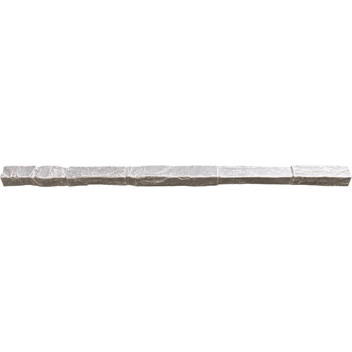 Ekena Millwork 48"W x 2"D x 2"H Universal Trim Sill for StoneWall Faux Stone Siding Panels, Grey Granite