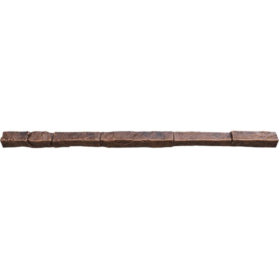 Ekena Millwork 48"W x 2"D x 2"H Universal Trim Sill for StoneWall Faux Stone Siding Panels, Sequoia Valley