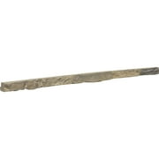 Ekena Millwork 48"W x 2"D x 2"H Universal Trim Sill for StoneWall Faux Stone Siding Panels, Smokey Ridge