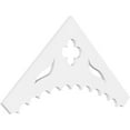 thumbnail image 1 of Ekena Millwork 48"W x 22"H x 1"P (11/12) Pitch Wellington Architectural Grade PVC Gable Pediment, 1 of 5