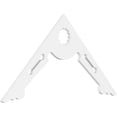 thumbnail image 1 of Ekena Millwork 48"W x 24"H x 1"P (12/12) Pitch Cena Architectural Grade PVC Gable Pediment, 1 of 7