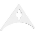 thumbnail image 1 of Ekena Millwork 48"W x 24"H x 1"P (12/12) Pitch Turner Architectural Grade PVC Gable Pediment, 1 of 5