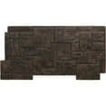 thumbnail image 1 of Ekena Millwork 49"W x 24 1/2"H x 1 1/4"D Castle Rock Stacked Stone, EverStone Faux Stone Siding Panel, Alder Creek, 1 of 9