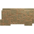 thumbnail image 1 of Ekena Millwork 49"W x 24 1/2"H x 1 1/4"D Castle Rock Stacked Stone, EverStone Faux Stone Siding Panel, Iron Mill, 1 of 11