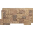 thumbnail image 1 of Ekena Millwork 49"W x 24 1/2"H x 1 1/4"D Castle Rock Stacked Stone, EverStone Faux Stone Siding Panel, Fall Bank, 1 of 9