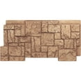 thumbnail image 1 of Ekena Millwork 49"W x 24 1/2"H x 1 1/4"D Castle Rock Stacked Stone, StoneWall Faux Stone Siding Panel, Wheat Field, 1 of 9