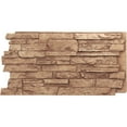 thumbnail image 1 of Ekena Millwork 49"W x 25 1/2"H x 1 1/4"D Acadia Ledge Stacked Stone, StoneWall Faux Stone Siding Panel, Wheat Field, 1 of 9